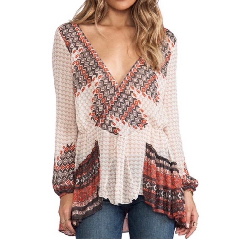 Free People Into The Mystic Peasant Top